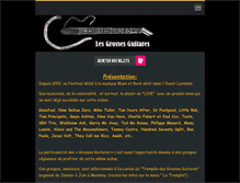 Tablet Screenshot of lesgrossesguitares.com